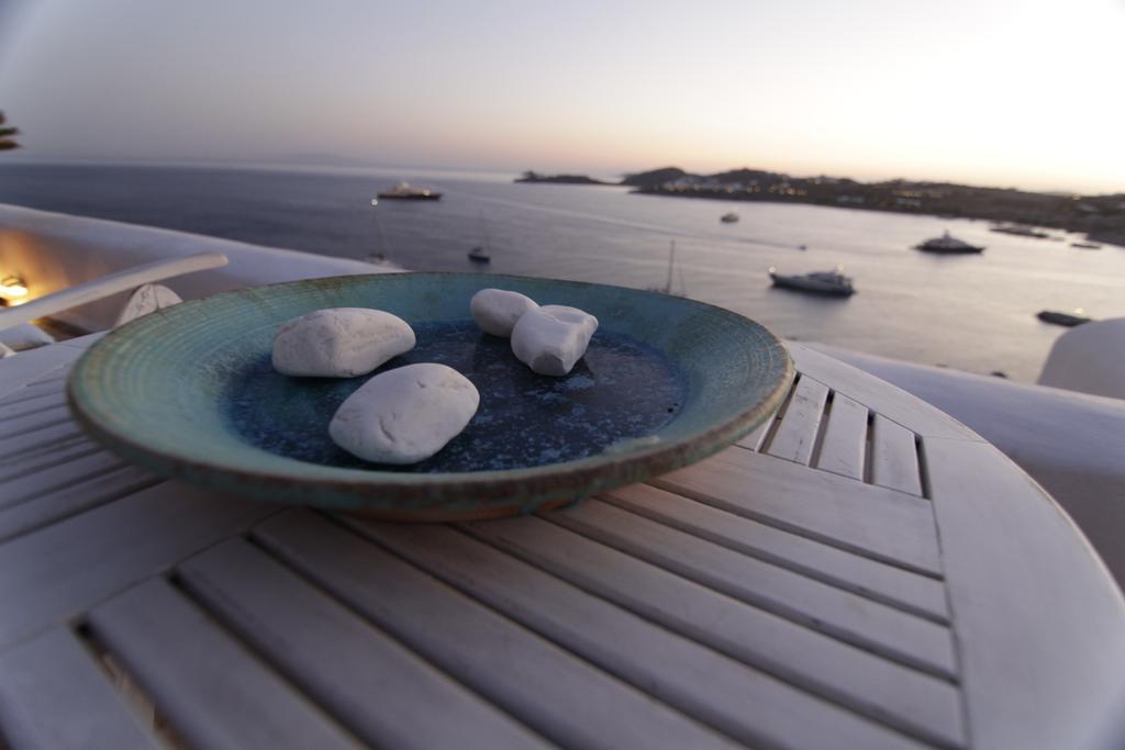 La Vie In Blue Βίλα Ορνός Δωμάτιο φωτογραφία